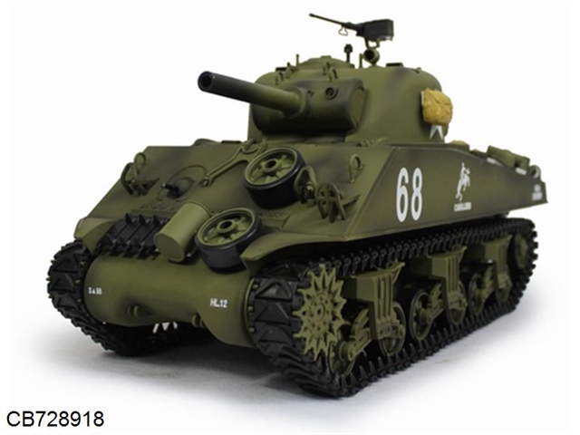 Sherman M4A3 remote control tank no smoke at 1:16