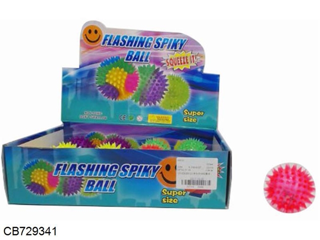 6.5CM flash monochromatic massage ball 12PCS/ display box