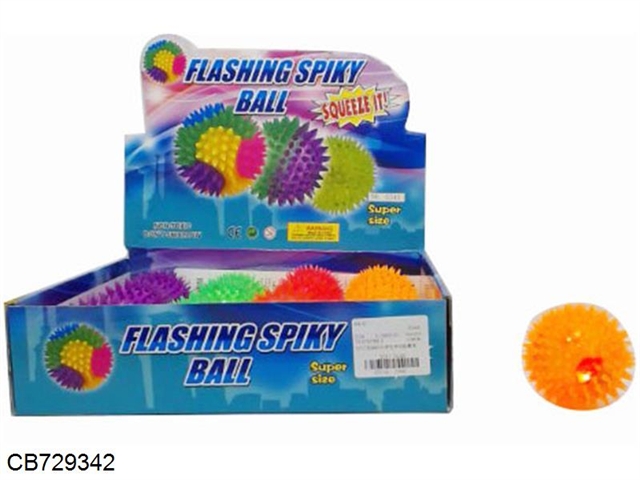 7.5CM flash monochromatic massage ball 12PCS/ display box