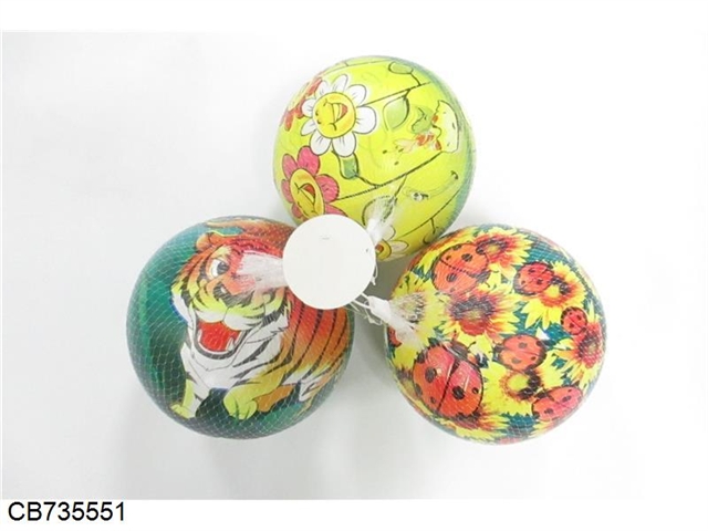 Full color printing ball three mixed