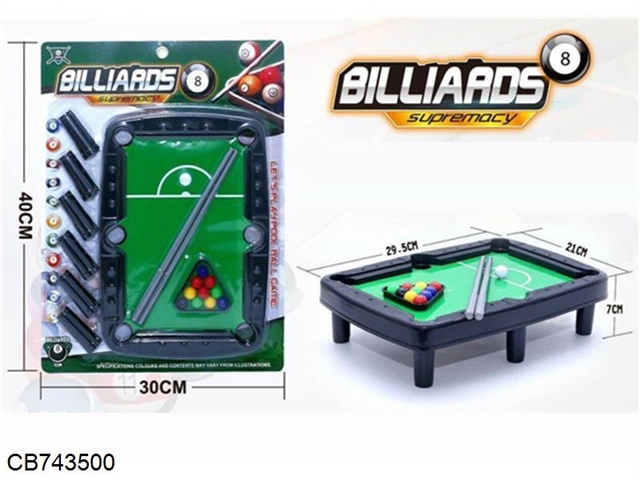 Small billiard suit