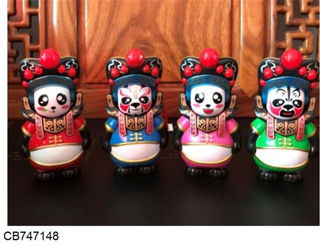 4 blend of Sichuan Opera Face doll and panda doll