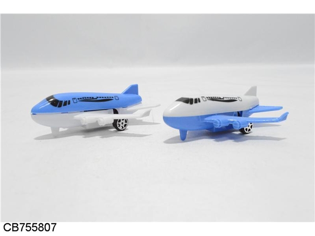 2 color mixing of back force aircraft