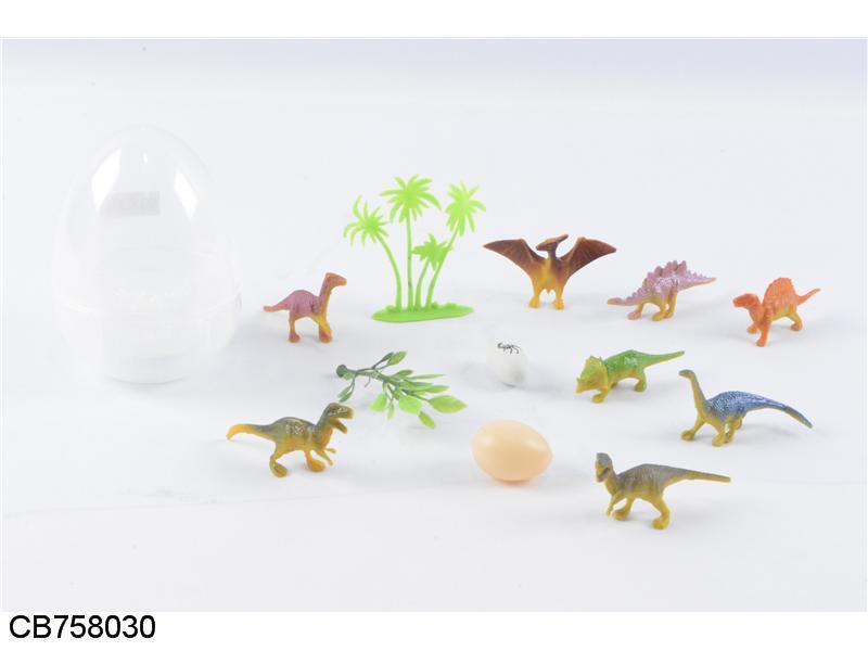 Light dinosaur egg lamplight