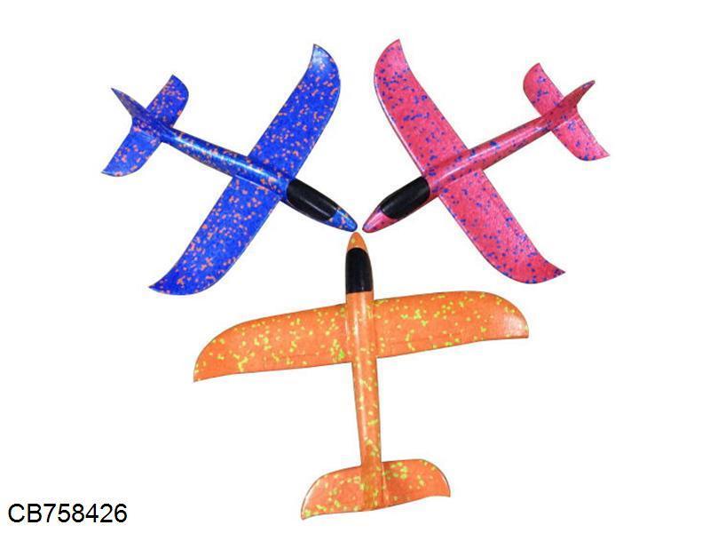 Hand toss glider toy plane