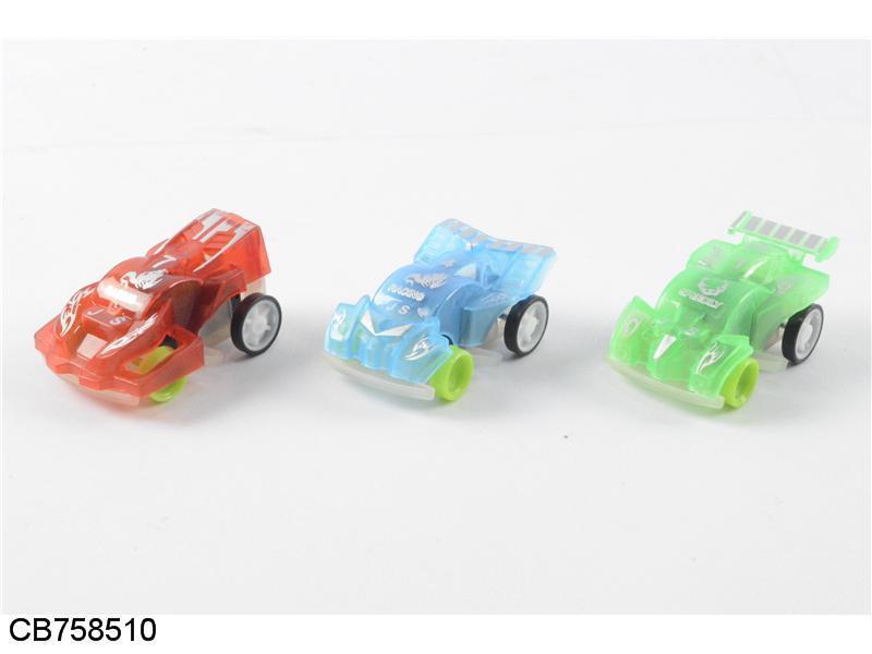 3 color mixed color racing car