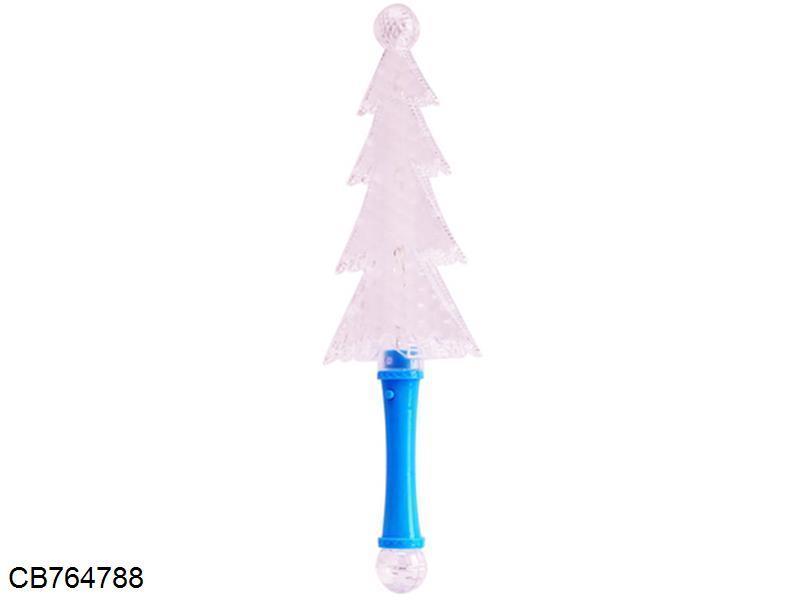Five light Christmas tree flashes 3 colors