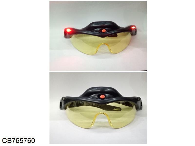 Red light special glasses (Pack 3 AG3 button batteries)