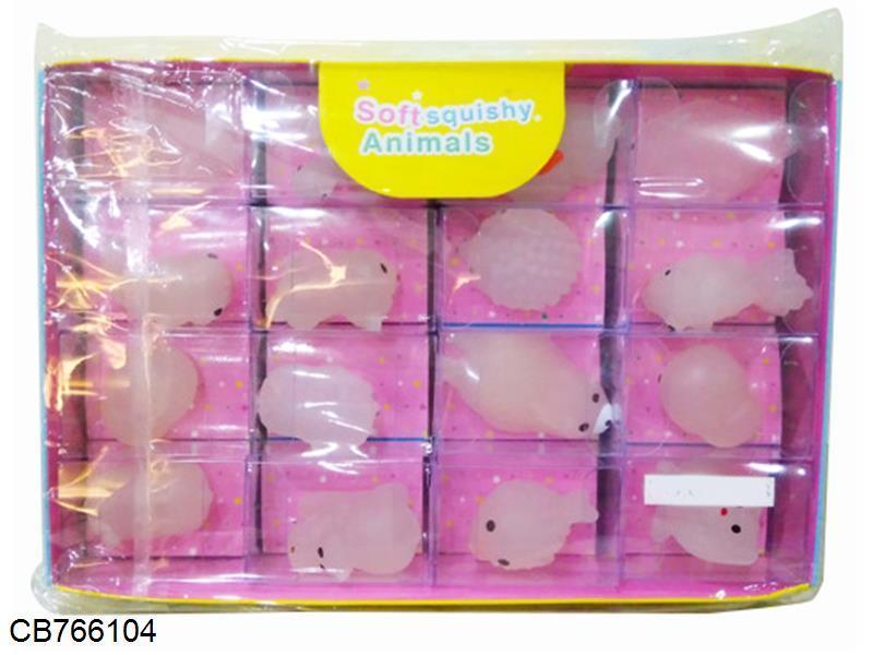 Pinch the little animals (discoloration) 16 / display boxes