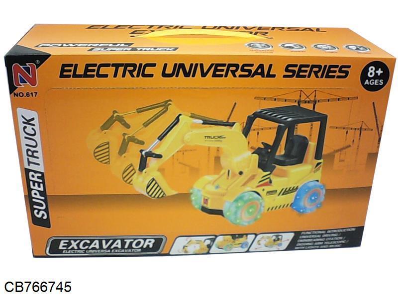 Electric universal excavator does not pack electricity