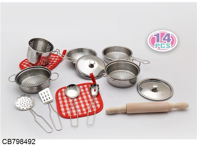 Stainless steel tableware suit