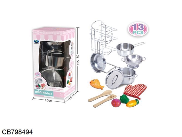 Stainless steel tableware suit