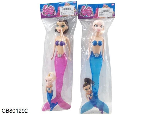 12-inch Mermaid Solid Barbie Doll 3