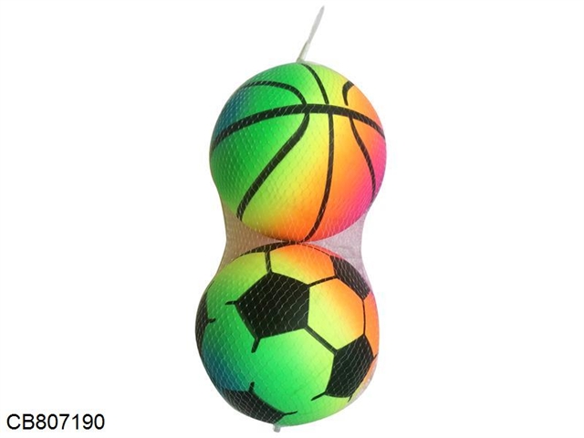 6-inch Environmental Rainbow Basketball Football Suit