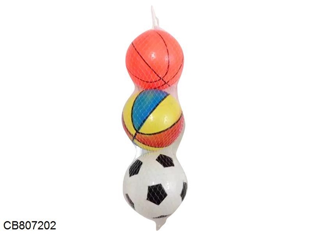 Five-inch Ordinary Football Basketball Colorful Ball Set