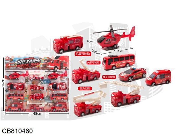Return Series (Fire Fighting Police Rescue Team/12PCS)