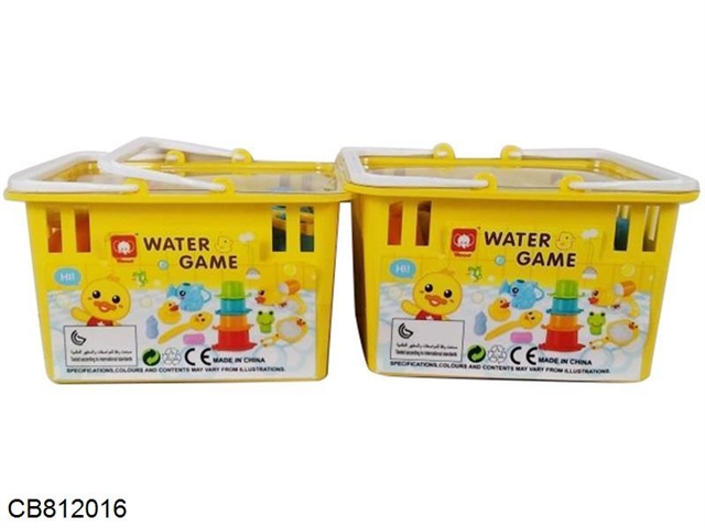 Little Yellow Duck Basket Water Playing Suit 12PCS