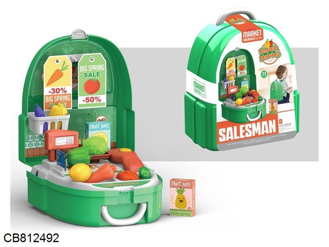 Childrens vegetable supermarket Backpack