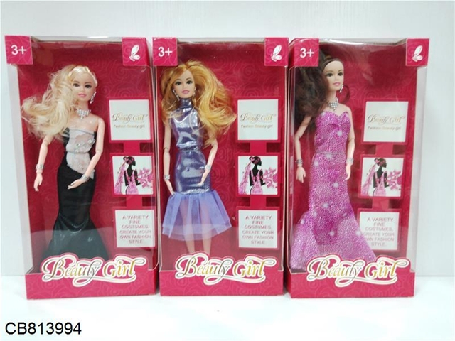 11 inch 9-joint evening Barbie (3 mixed) (GCC)