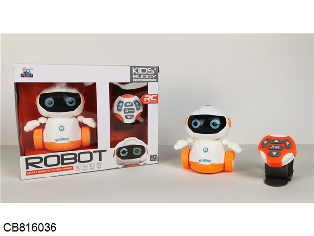 Remote control programming robot (Orange)