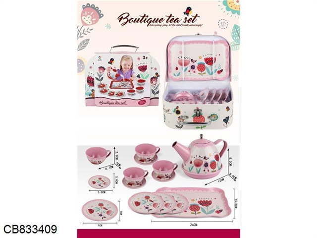 Pink Classical Flower Teaware Gift Box in Guojiajia