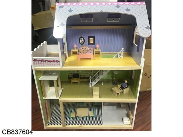 Wooden doll house