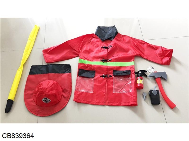 The fire-fighting suit is equipped with a functional interphone (the clothes are not protected)
Water"