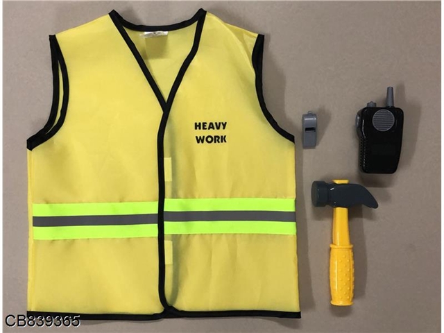 Vest engineering suit with music walkie talkie