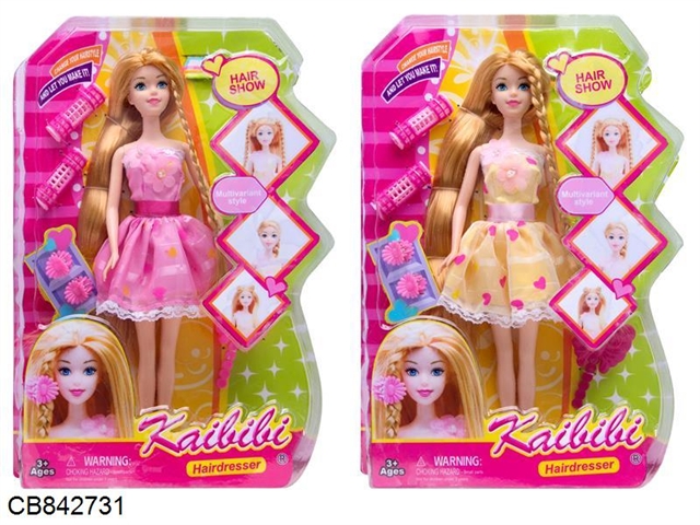 11.5-inch solid body Barbie hair theme Barbie doll
