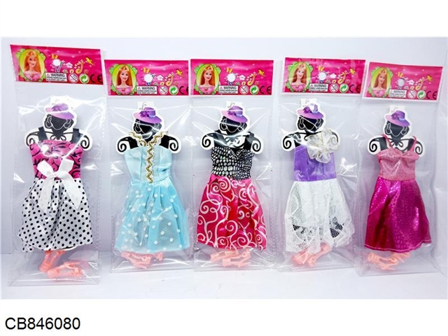 11.5 "Barbie doll clothes + shoes