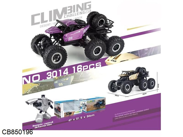 1: 12 six wheel remote control alloy climbing car