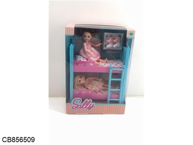 5.5-inch doll with upper and lower bunk series