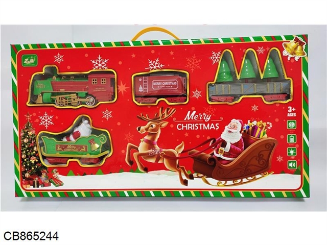 Christmas Train (Christmas song + train sound + light) does not pack electricity 4x1.5v AAA