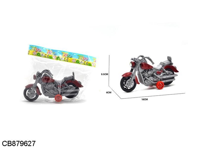 Simulation of inertial prince motorcycle/two-color mixed