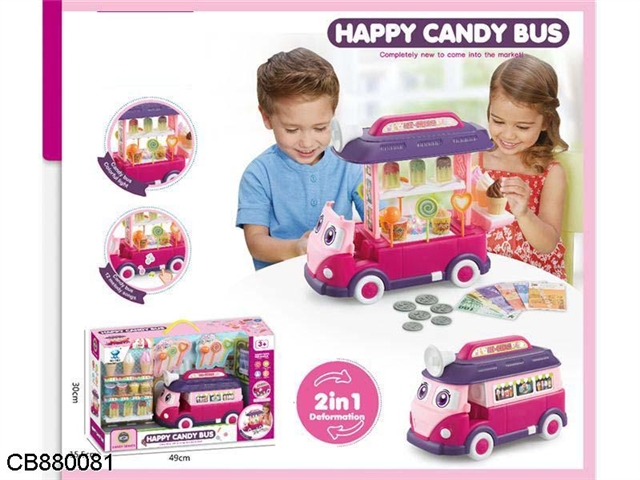 Duola Brothers and Sisters 2 in 1 Smart Dessert Bus (2AA without package)