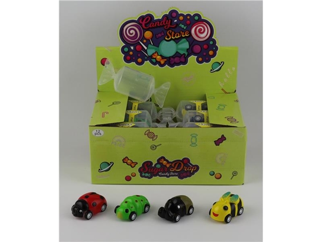 Spray painted insect return cart - 12 capsules