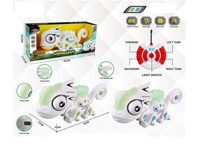 Four way remote control induction chameleon (no packet power) 27 frequency blue white / green white