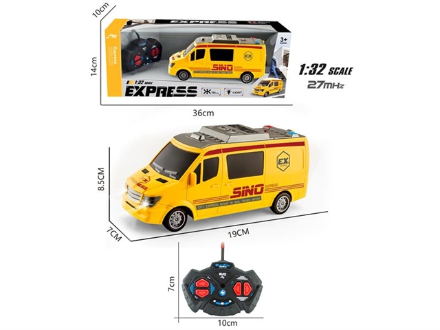 Four way light remote control express car