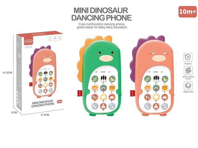 Mini dinosaur dance mobile phone