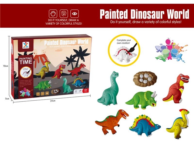 Dinosaur painting DIY