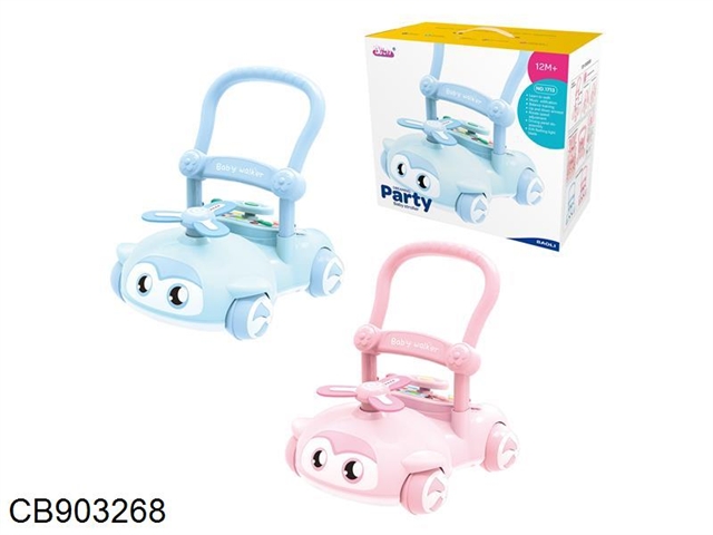 Baby stroller (Pink / Blue monochrome, 7 * AA without electricity)