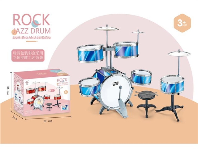 Dream blue vertical six drums