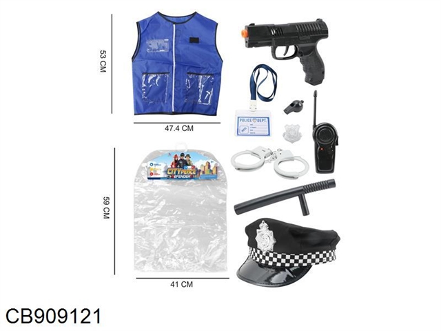 Police suit (9 pieces)