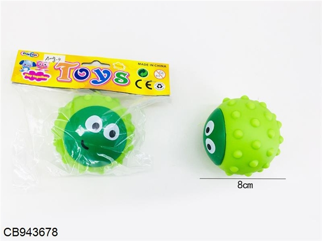 Insect soft rubber tactile ball (frog)