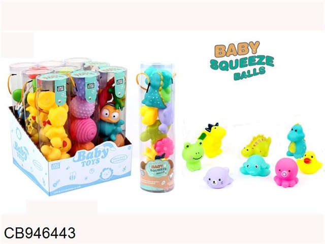 Enamel bath toys (9pvc barrel / box)