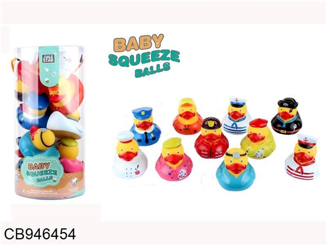 Enamel bath duck toy (10pcs)
