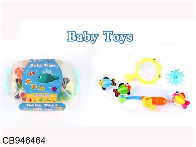 Bathing and fishing toys (6pcs)