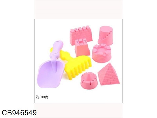 Soft rubber beach 8-piece set