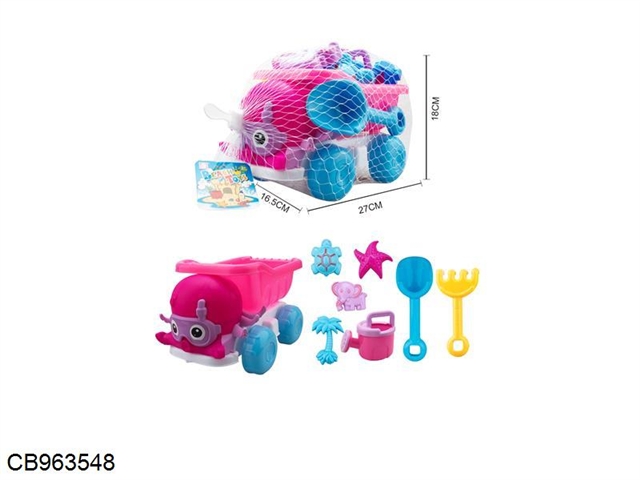 Beach Octopus car toys / 8pcs