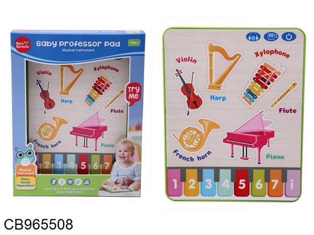 Musical instrument baby pad bag 3 * AAA battery